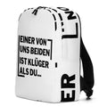 Einer von uns Beiden ist klüger als du - Rucksack