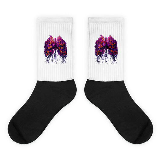 Flower Lung I - Socken