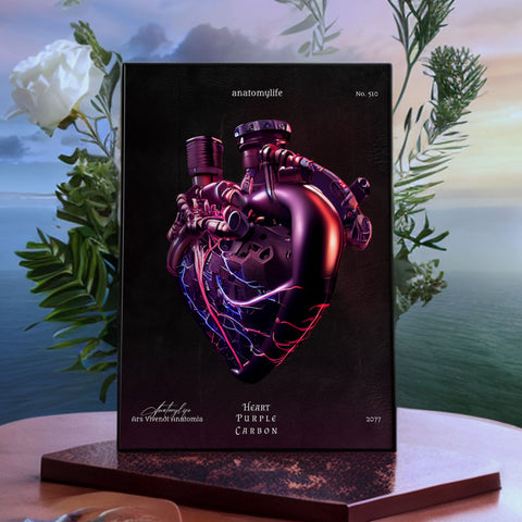 Purple Carbon Heart - Steam Style