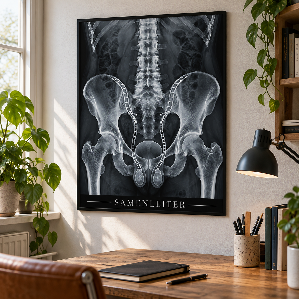 Samenleiter – gerahmtes Wandbild im Arbeitszimmer