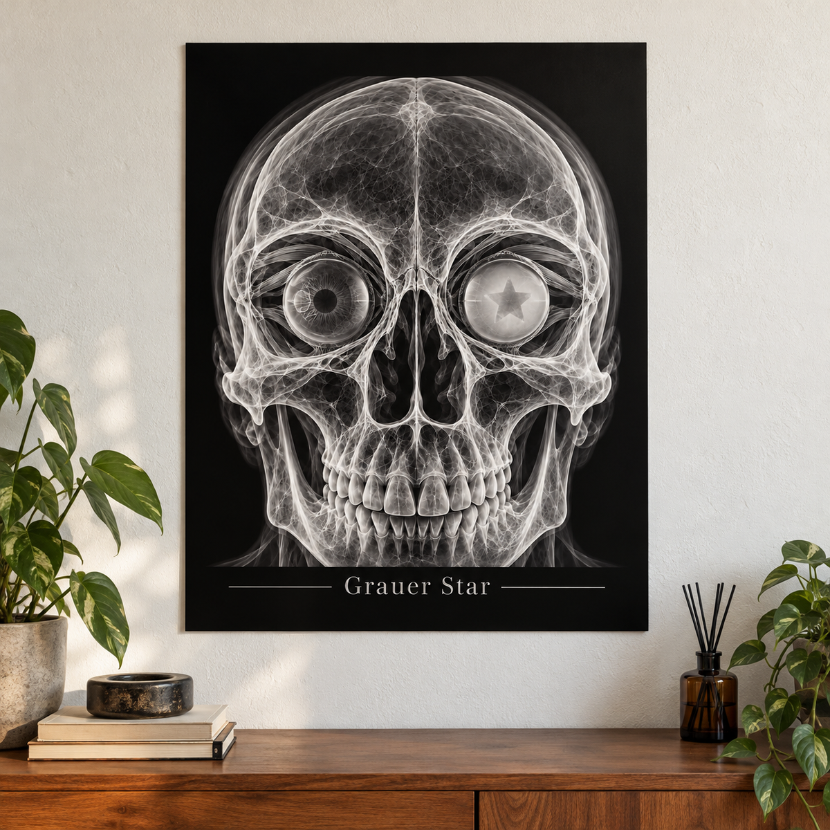 Grauer Star – Anatomie-Poster ohne Rahmen