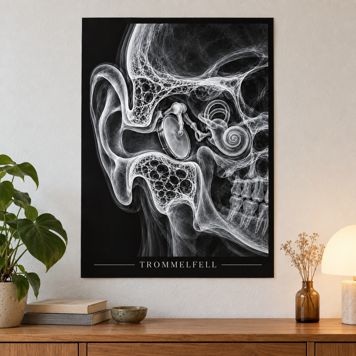 Trommelfell – Anatomie-Poster ohne Rahmen