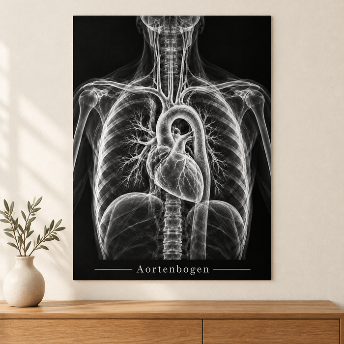 Aortenbogen – Anatomie-Poster ohne Rahmen