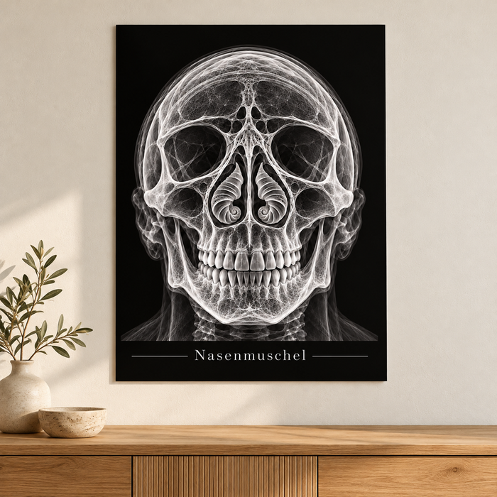 Nasenmuschel – Anatomie-Poster ohne Rahmen