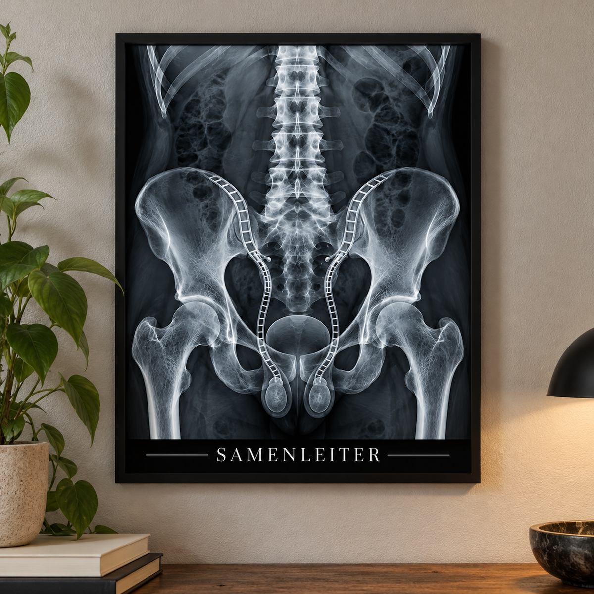 Samenleiter – Poster mit schwarzem Rahmen
