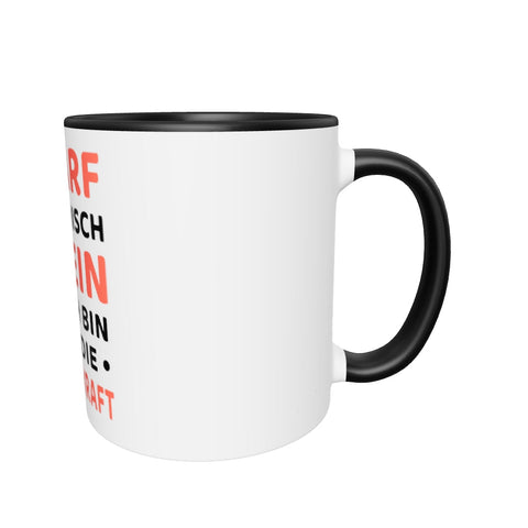 Ich darf komisch sein. Ich bin die Pflegekraft - Color Tasse