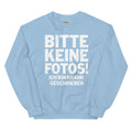 Bitte keine Fotos! Ich bin krankgeschrieben - Sweatshirt