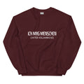 Ich mag Menschen - Sweatshirt