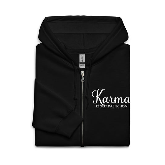 Karma regel das schon - Zip Hoodie