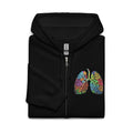 Flower Lung IV - Zip Hoodie