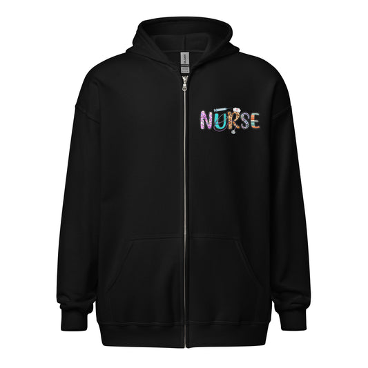 Nurse - Zip Hoodie