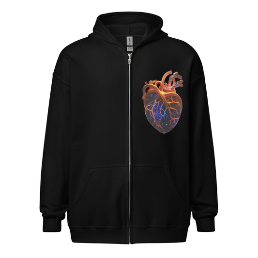 Beetle Heart - Zip Hoodie