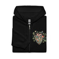 Flower Heart VII - Zip Hoodie