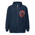 Blaze Heart - Zip Hoodie