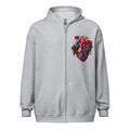 Flower Heart VI - Zip Hoodie