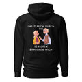 Lasst mich durch, die Senioren brauchen mich - Rückendruck Premium Hoodie