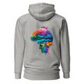 Color Brain I - Rückendruck Premium Hoodie