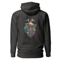 Flower Heart IV - Rückendruck Premium Hoodie