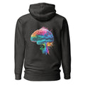 Color Brain I - Rückendruck Premium Hoodie