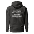 Ohne Pflege des Personals, auch kein Pflegepersonal - Rückendruck Premium Hoodie