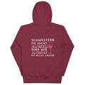Schwestern die nicht saufen, sind wie Katheter die nicht laufen - Rückendruck Premium Hoodie