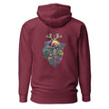 Flower Heart IV - Rückendruck Premium Hoodie