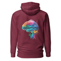 Color Brain I - Rückendruck Premium Hoodie