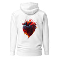 Blaze Heart - Rückendruck Premium Hoodie