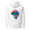 Color Brain I - Rückendruck Premium Hoodie