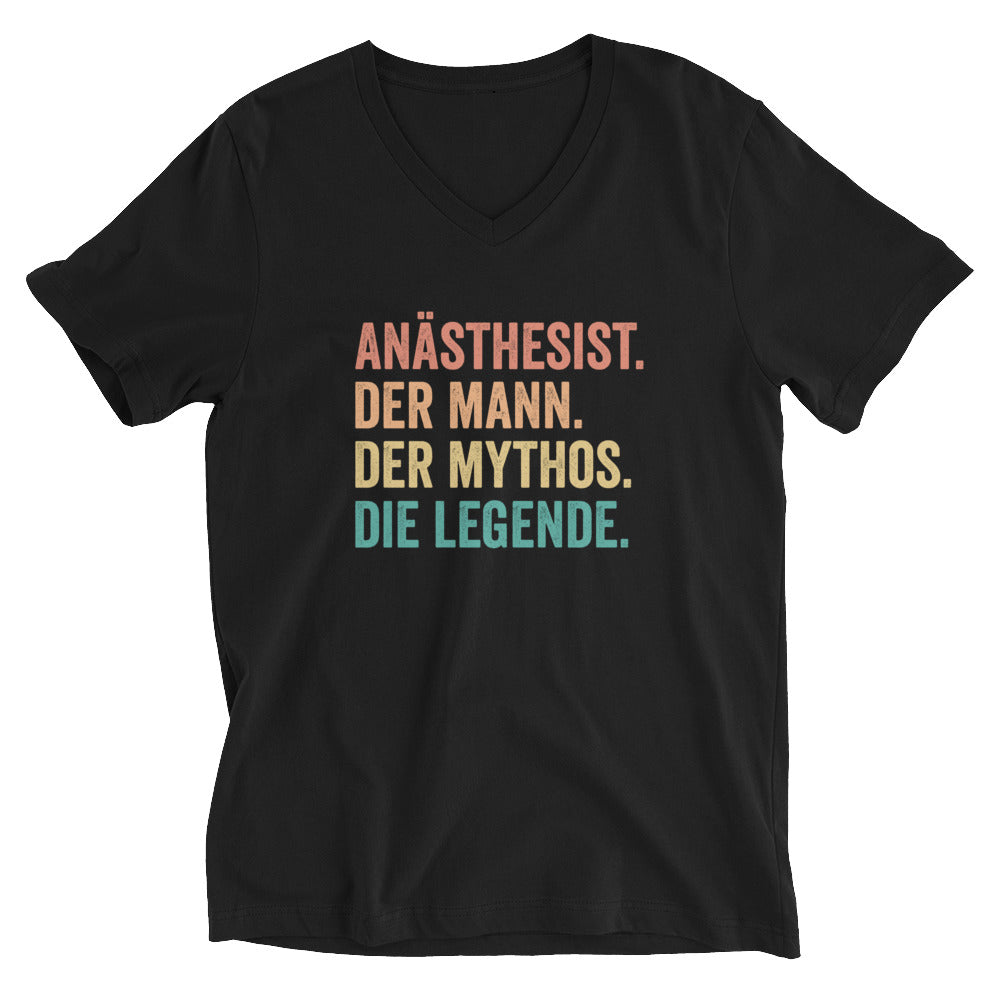 Anästhesist - V-Ausschnitt Vorgeschrumpfter Baumwollstoff (100%)