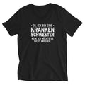 Ja, ich bin eine Krankenschwester. Nein, ich möchte es nicht ansehen - V-Ausschnitt Vorgeschrumpfter Baumwollstoff (100%)