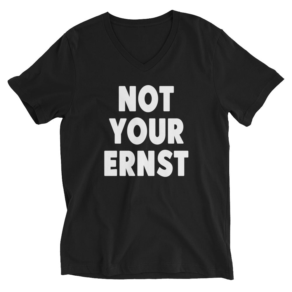 Not your ernst - V-Ausschnitt Vorgeschrumpfter Baumwollstoff (100%)