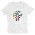 Color DNA III - V-Ausschnitt Vorgeschrumpfter Baumwollstoff (100%)