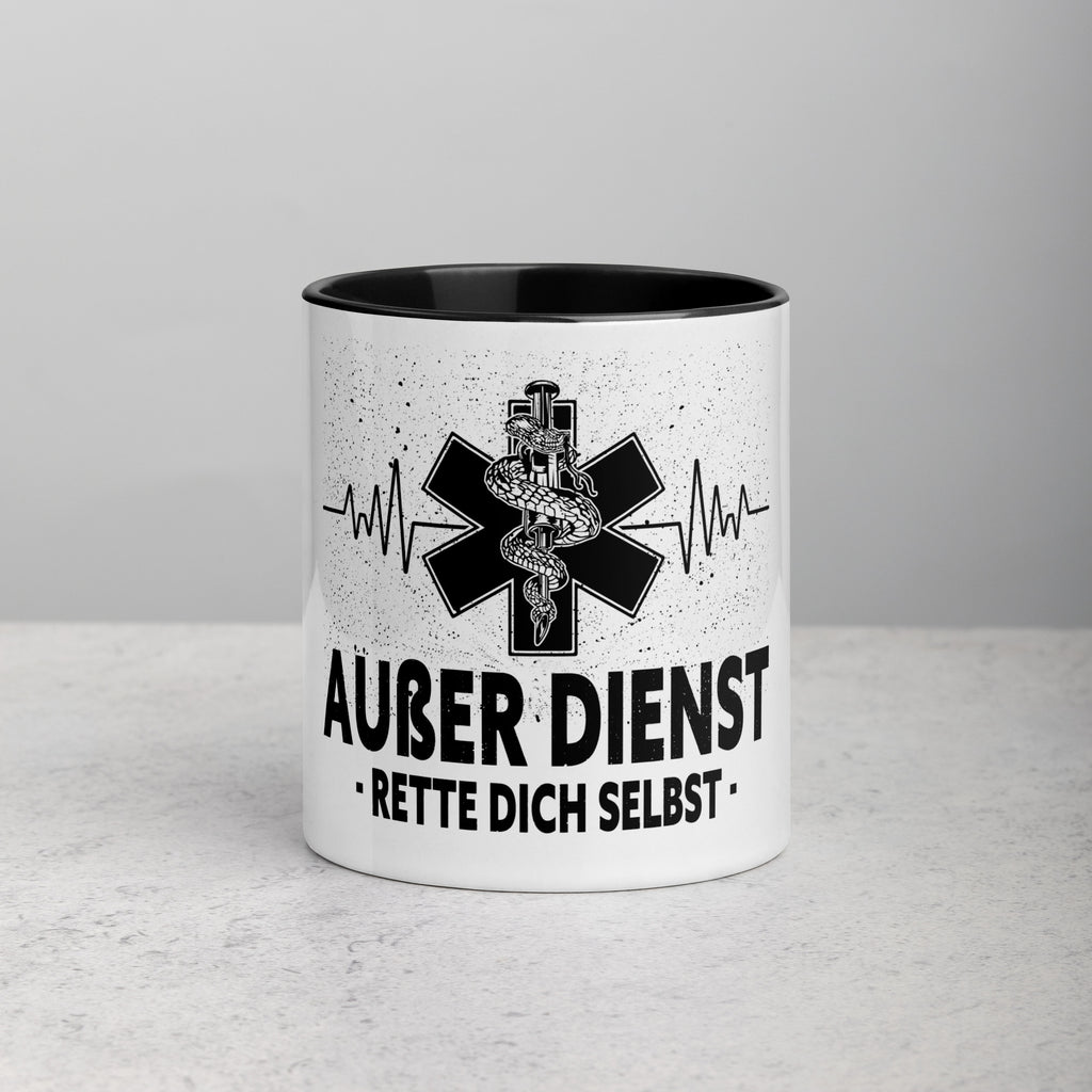 Außer Dienst. Rette dich selbst - Color Tasse