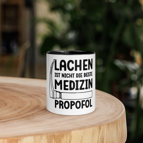 Lachen ist nicht die beste Medizin. Propofol - Color Tasse