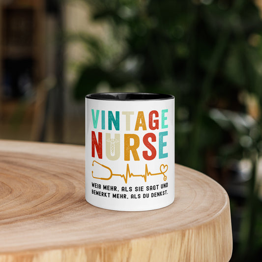 Vintage Nurse - Color Tasse