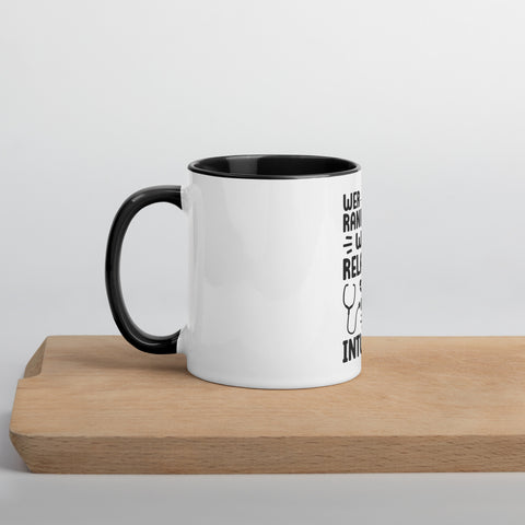 Wer randaliert wird relaxiert. Wer diskutiert wird intubiert - Color Tasse