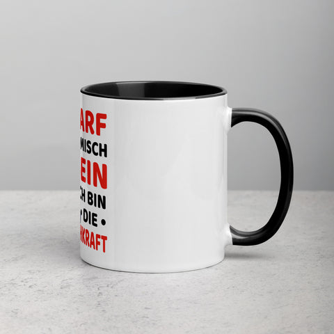 Ich darf komisch sein. Ich bin die Pflegekraft - Color Tasse