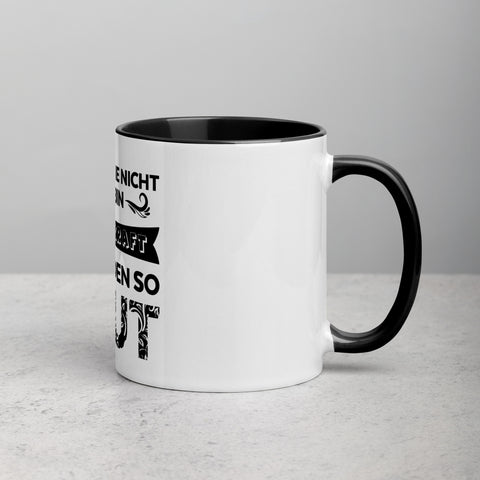 Ich schreie nicht. Ich bin Pflegekraft. Wir reden so laut - Color Tasse