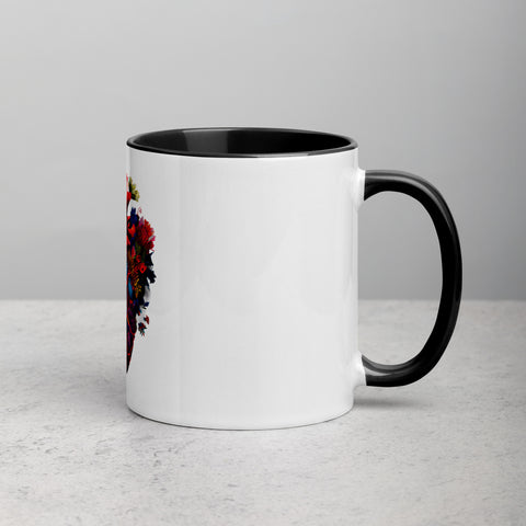 Flower Heart I - Color Tasse