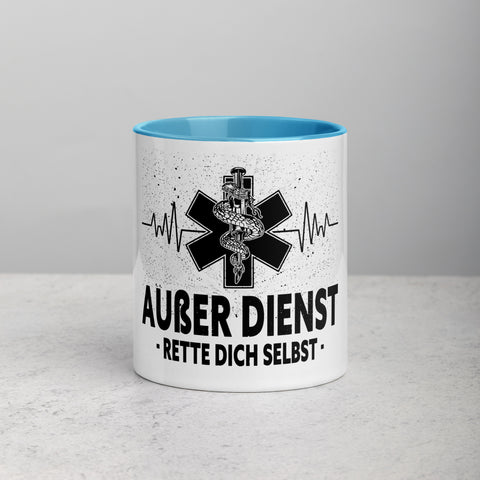 Außer Dienst. Rette dich selbst - Color Tasse
