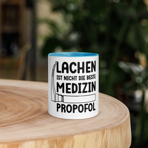 Lachen ist nicht die beste Medizin. Propofol - Color Tasse