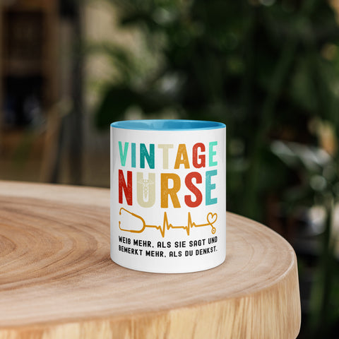 Vintage Nurse - Color Tasse