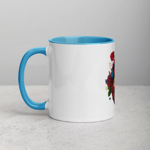 Flower Heart I - Color Tasse