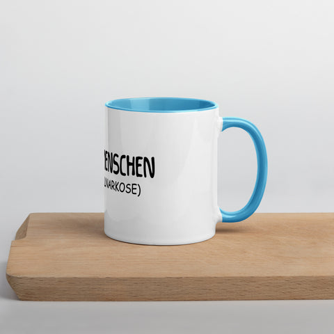 Ich mag Menschen (Unter Vollnarkose) - Color Tasse