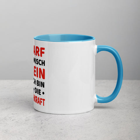Ich darf komisch sein. Ich bin die Pflegekraft - Color Tasse