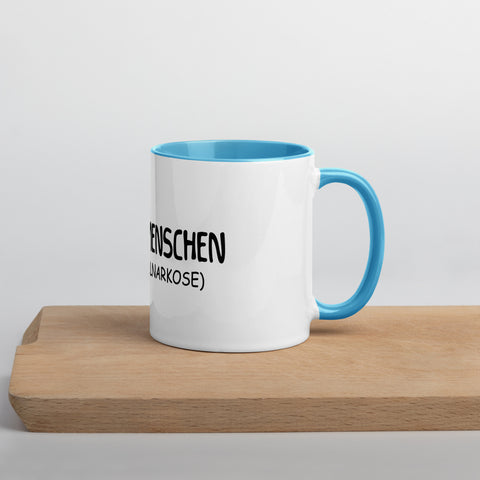 Ich mag Menschen (Unter Vollnarkose) - Color Tasse