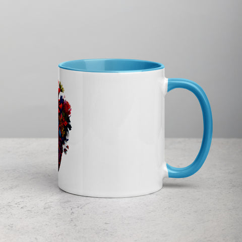 Flower Heart I - Color Tasse