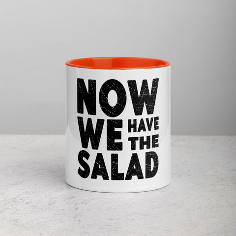 Now we have the salad - Color Tasse