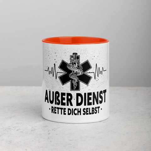 Außer Dienst. Rette dich selbst - Color Tasse